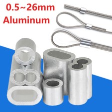 Aluminum Swage Crimps/Sleeves Wire Rope Cable Ferrules For Stainless Steel Wire