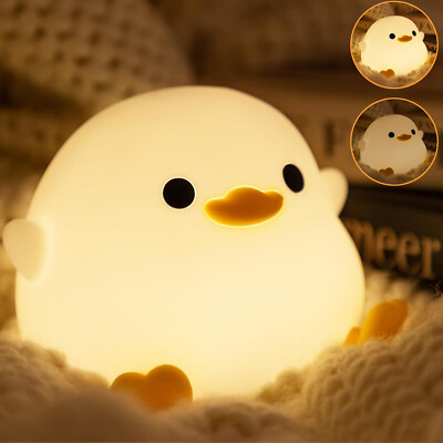 LED Ente Nachtlicht Dodo Niedliche Entenlampe Nachttischlampe für Kinderzimmer