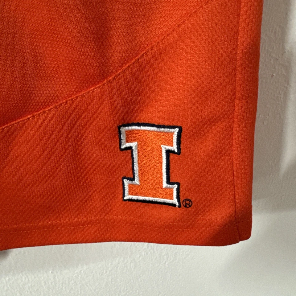 PANTALONES CORTOS DE BALONCESTO NCAA BY KA ILLINOIS TALLA L NARANJA Foto 4 de 4