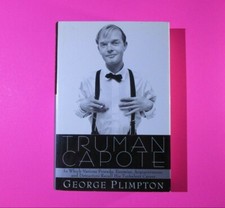 Signed, Truman Capote, by George Plimpton, 1st /4th, 1997 Biography hardcover DJ