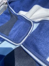 Newmarket Horseware Quarter Sheet 165  So soft  blue stripe No Damage