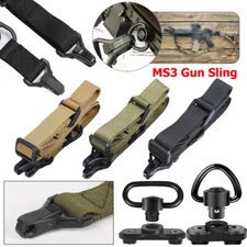 Tactical Quick Detach QD 1 2 Point Multi Mission Rifle Sling /M-lok Swivel Mount