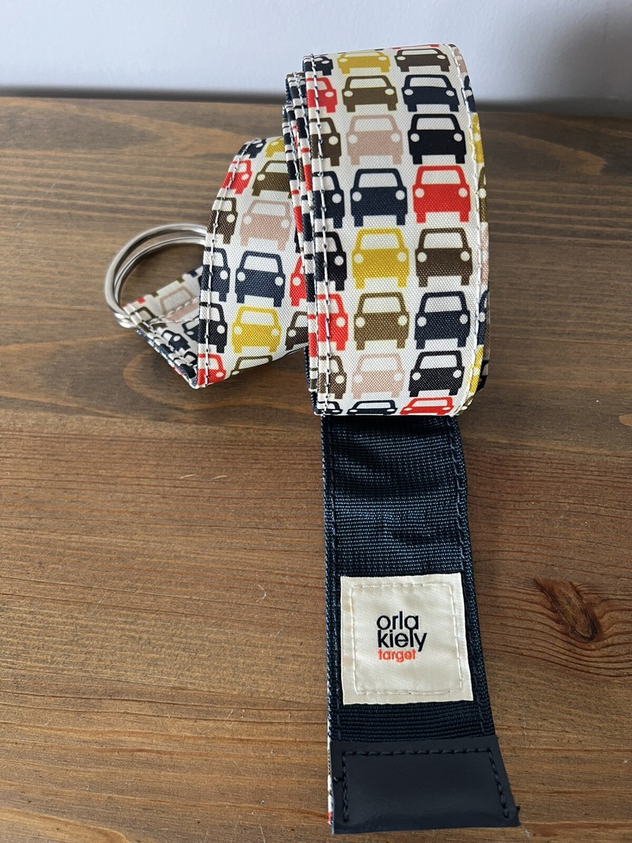 ORLA KIELY FOR TARGET CARS PATTERN LUGGAGE TRAVEL STRAP