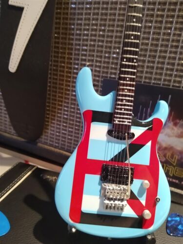 JOE SATRIANI - Ibanez Chickenfoot Blue 1:4 Scale Replica Guitar ~Axe Heaven~ - Picture 1 of 6