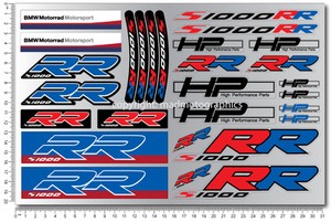 S1000RR motorcycle stickers decals bmw motorsport s1000 RR ...