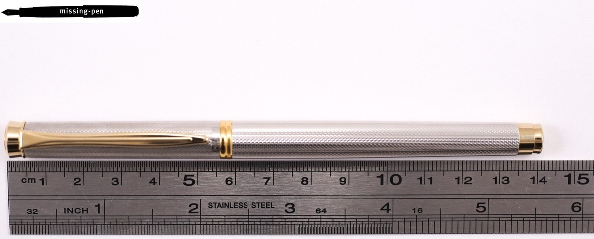 Pelikan New Classic Fountain Pen P390 in Silver with 18K M-nib