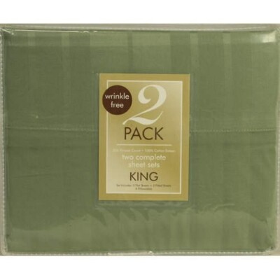 JS Royal Home Wrinkle Free Full Sheet Sets   2 Packs (8 pc.) (2 COMPLETE SETS) F