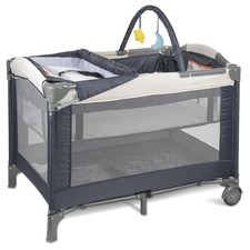 3-in-1 Pack and Play Playard with Bassinet and Changing Station  Portable Ba...