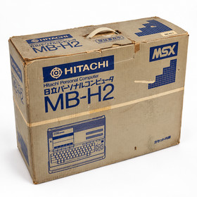 Hitachi MB-H2 MSX Computer Japan Original Box & Foam. Untested