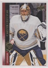 2020 Upper Deck UD Exclusives Carter Hutton (Uncorrected French Back Error) 02vp