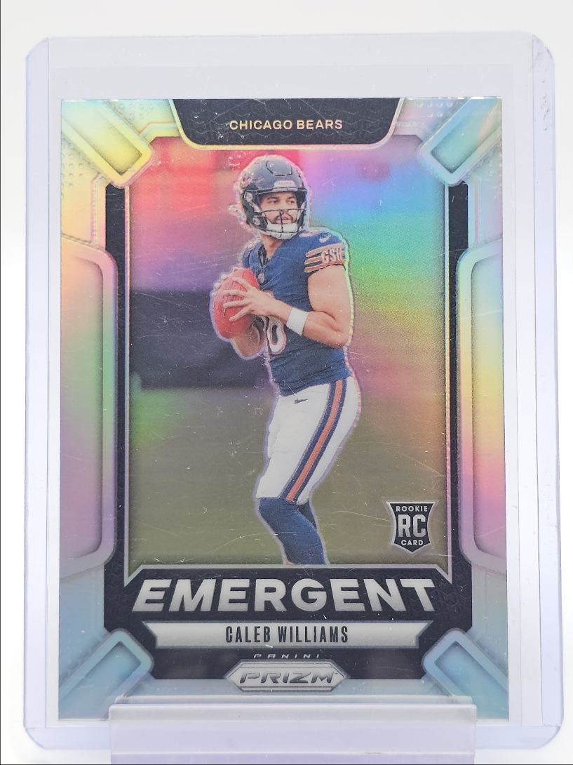 CALEB WILLIAMS 2024 PANINI PRIZM EMERGENT ROOKIE SILVER BEARS RC Q5700