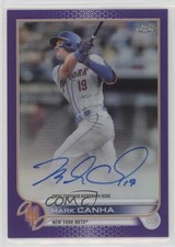 2022 Topps Chrome Veteran Purple Refractor 134/250 Mark Canha #CVA-MC Auto 0u17