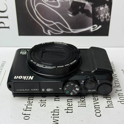 Nikon COOLPIX A900 20.3MP 35x Optical Zoom Digital Camera - Black