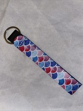 Handmade Keychain Mermaid Print