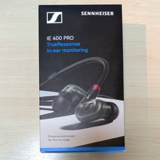 Sennheiser IE 400 PRO In-Ear Monitor Headphones, Smoky Black