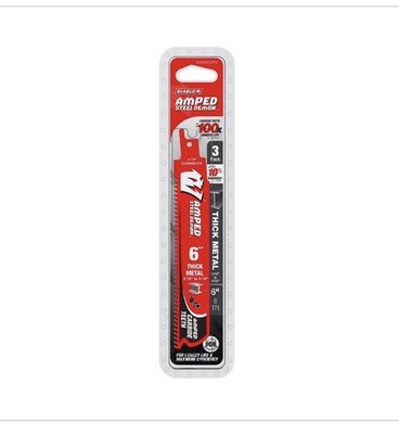 Diablo Tools DS0608CFA3, 6-in. AMPED Carbide Blades for Thick Metal (3-pack)