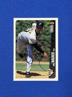 Paul Wagner Signed 1996 Upper Deck Collector's Choice autograph #676 Auto O 