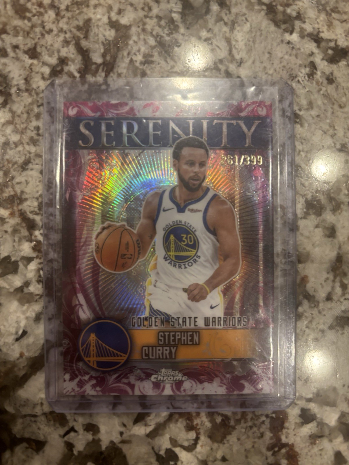2025-26 Topps Chrome - Serenity Stephen Curry pink /399 #SY-3