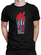 Officially Licensed ICEE Classic Cup Retro 'Coldest Drink In Town' Men's T-shirt