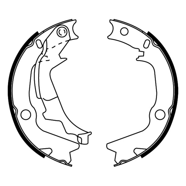 Parking brake hangers set for SANTA FE II, SONATA IV, SONATA