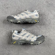 Merrell Moab 2 Vent Brown Grey Leather Hiking Shoe Women’s 8 J06014W