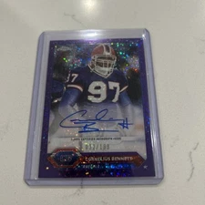 Cornelius Bennett 2023 Topps Composite #TCA-CB Chrome Purple Speckle Auto /199