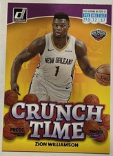 2022-23 Panini Donruss - Crunch Time Zion Williamson #3 Press Proof Purple
