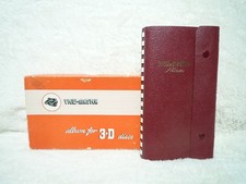 VINTAGE VIEW-MASTER ALBUM FOR 3-D DISCS with ORIGINAL BOX  NEVER USED 