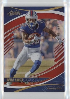 2025 Panini Absolute Spectrum Red /199 Khalil Shakir #43 15vt