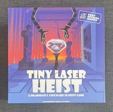 Tiny Laser Heist + Double Cross Expansion Pack Board Game Kickstarter Dexterity