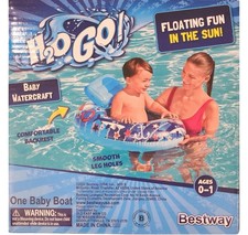 H2OGO - SHARK - Baby Watercraft - One Baby Boat - Swimming Pool Float - 27"
