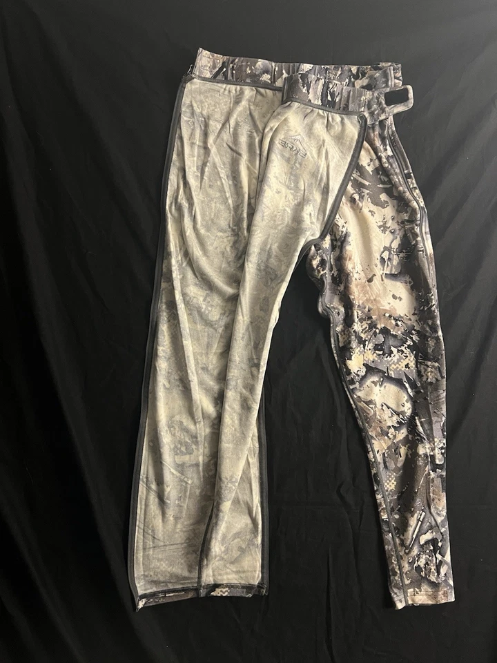 SKRE GEAR KAIBAB 300 Merino Bottoms Mens XL Solace Camo Zip Base Layer Pants - Image 4 of 4