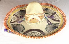 Vintage 40&rsquo;s Authentic La Guadalupana Sombrero Emiliano Zapata no. 113, 23" Hat