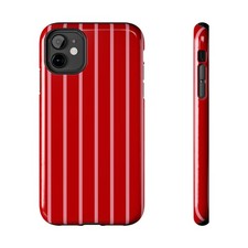 Red Vertical Stripe Phone Case | Tough Phone Cases