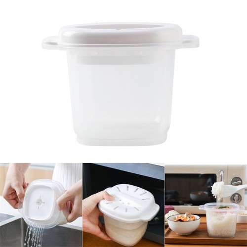 Microwave Rice Cooker Steamer Portable Steamer Pot Microwave Heating Steamer - Picture 3 of 16