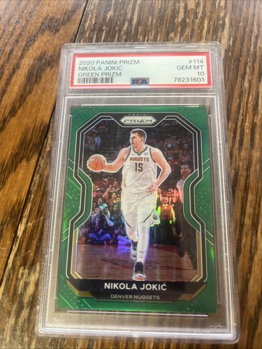 2020-21 Panini Prizm - Nikola Jokić #114 Green Prizm