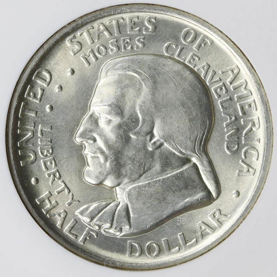 1936 50c Cleveland Commemorative Half Dollar NGC MS64 - Image 3 of 4