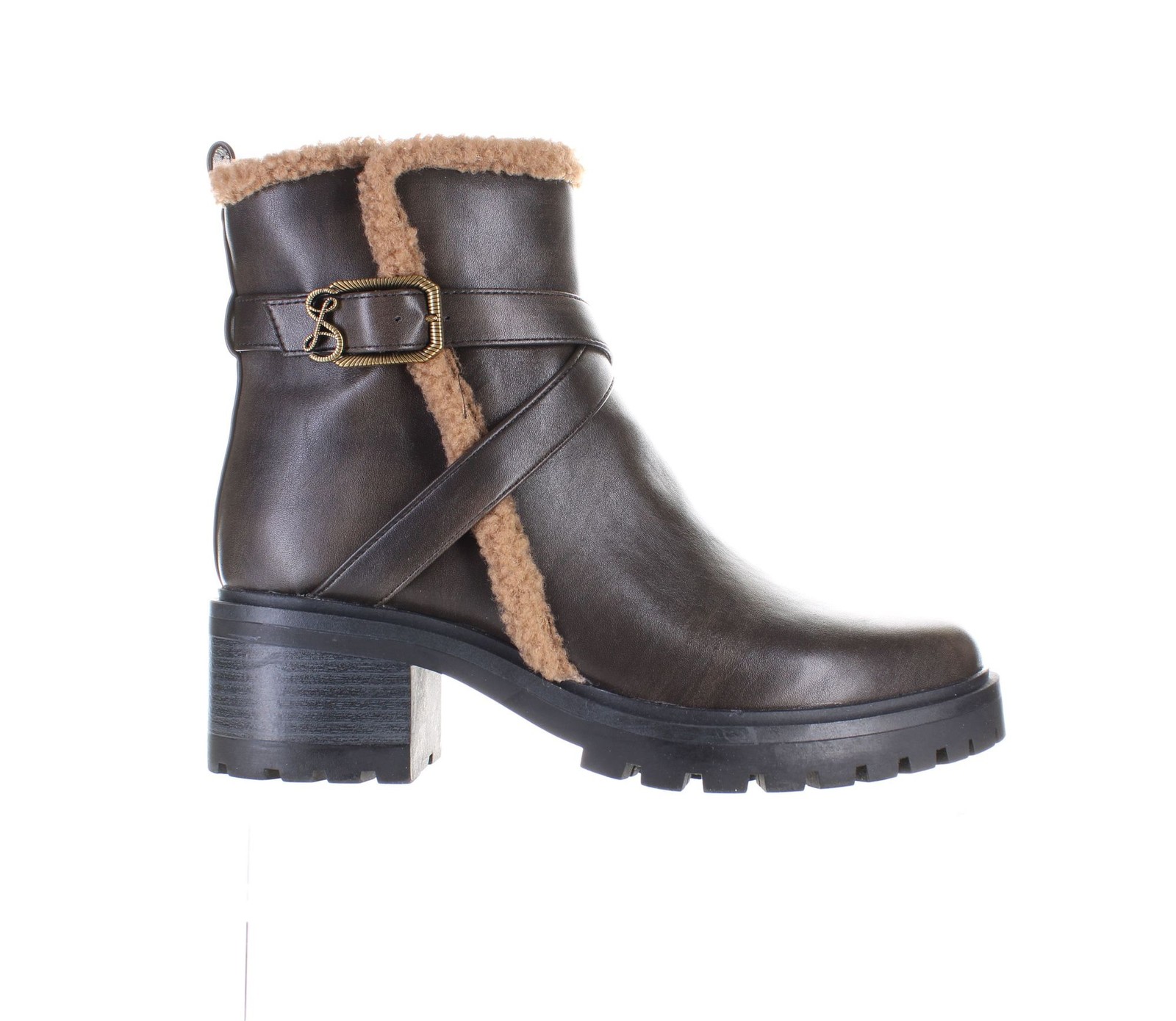 Женские ботильоны SAM AND LIBBY Ozzie коричневого цвета размер 11 7798757 4890₽