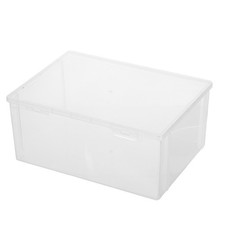 Custodia CD per Organizer da Tavolo - Scatola Portaoggetti Trasparente Impilabile e Grande Capacità