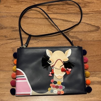 Kate Spade New York Spice Things Up Winking Camel Crossbody Shoulder Bag