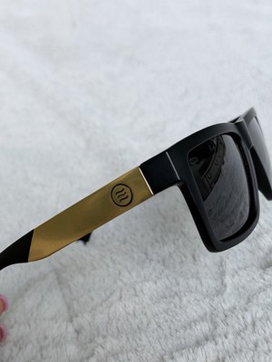 Neven Eyewear Tombstone Prospector Polarized Sunglasses - Black/Gold