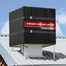 Down Draft Swamp Cooler Cover For Evaporative 34w X 34d X 36h Black Down Draft Swamp Cooler Cover For Evaporative 34w X 34d X 36h Black
