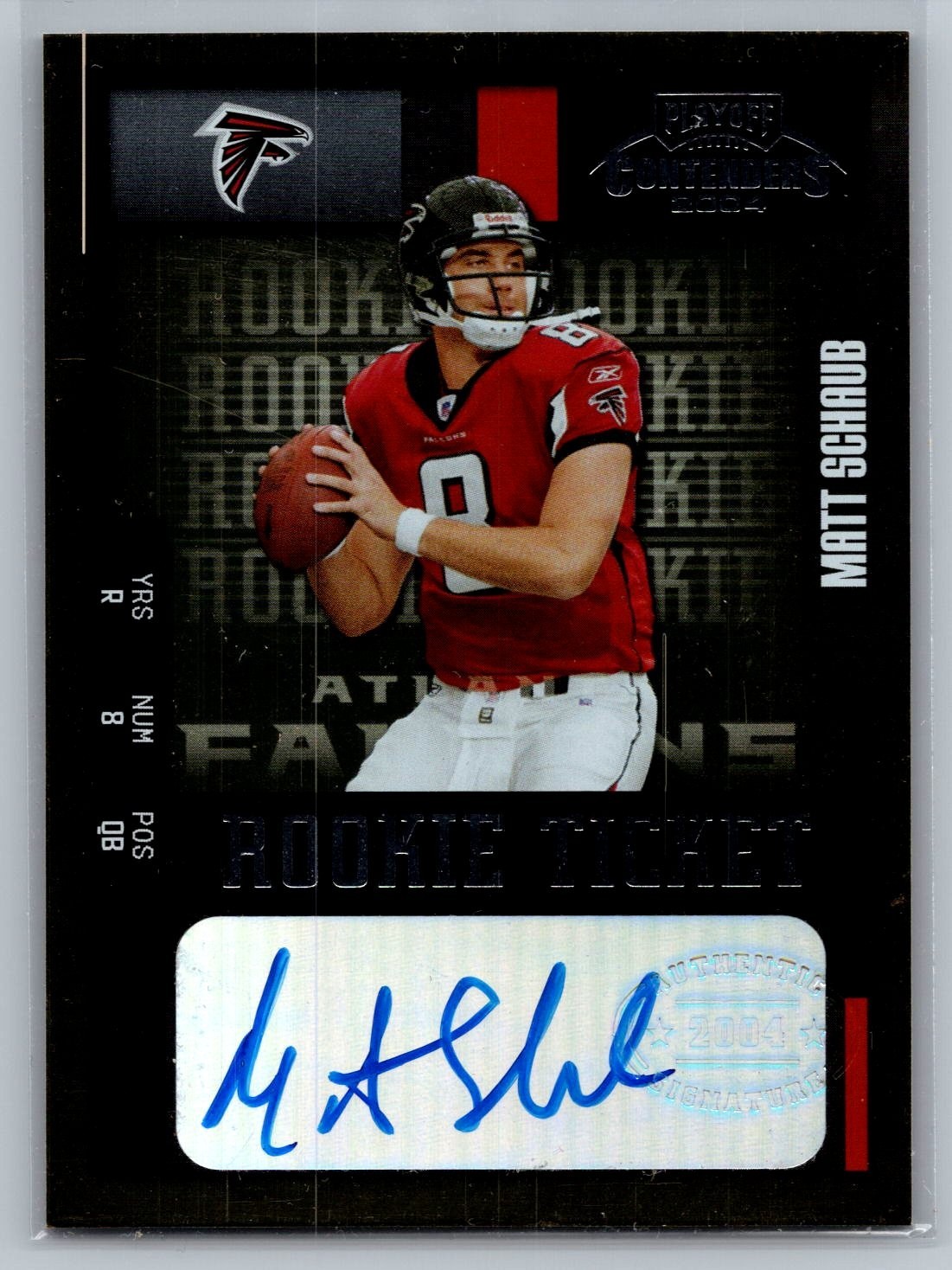 Matt Schaub Playoff Contenders #155 Autograph