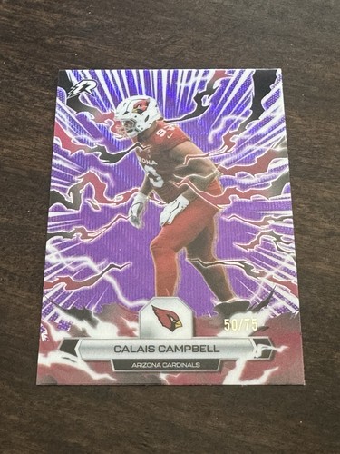 2025 Topps Resurgence Football Calais Campbell /75 - Cardinals