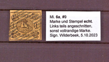 Briefmarke Altdeutschland (Braunschweig) MiNr. 6 a #9 gepr&uuml;ft