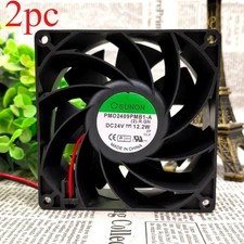 2pc SUNON PMD2409PMB1-A 24V 12.2W 92 92 38MM Inverter Cooling Fan 2Pin