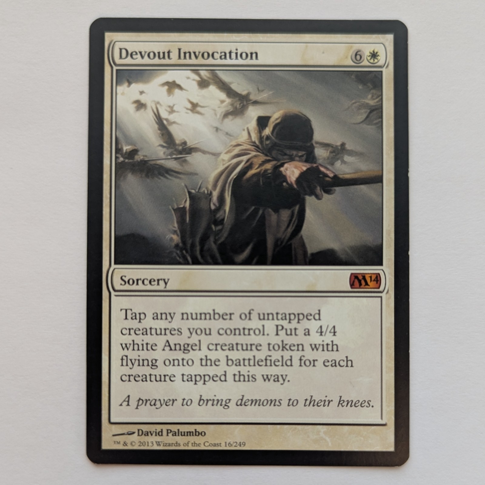 Devout Invocation, 2014 Core Set (M14) #16, LP MTG
