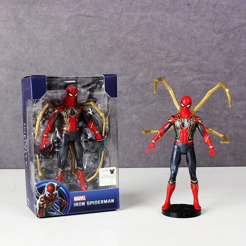 Mafex NO 081 Marvel Avengers Infinity War Iron Spider Action Figures KO Toy Gift