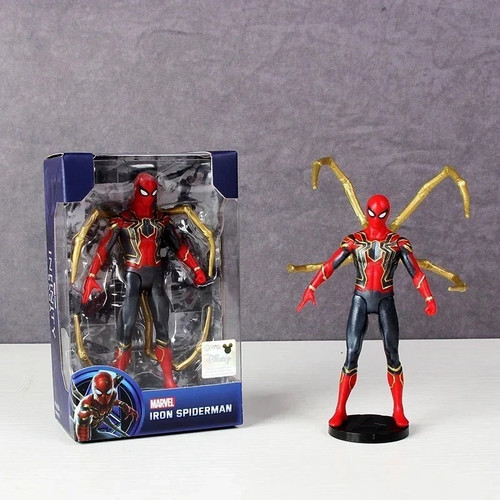 Mafex NO 081 Marvel Avengers Infinity War Iron Spider Action Figures KO Toy Gift
