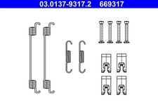 ATE Zubehörsatz Bremsbacken 03.0137-9317.2 für VW FORD SEAT AW1 RENAULT SMART 6